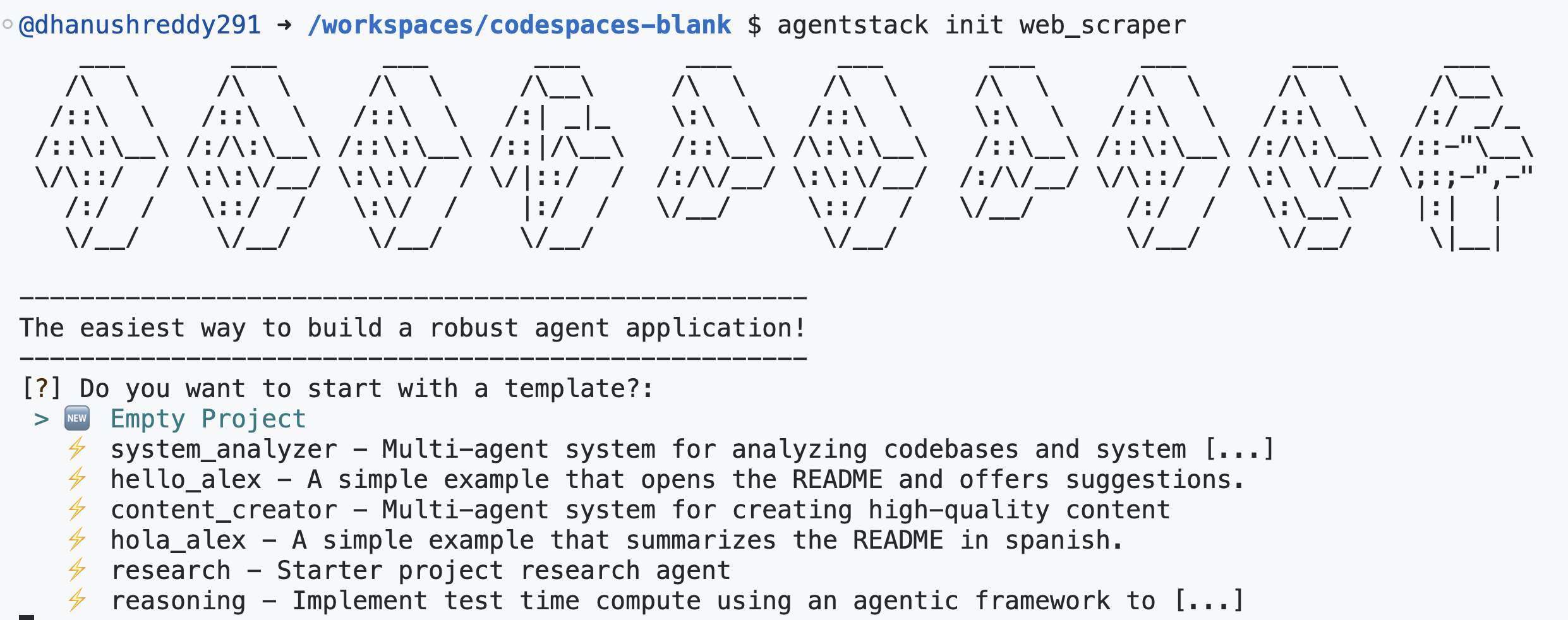AgentStack Project Template